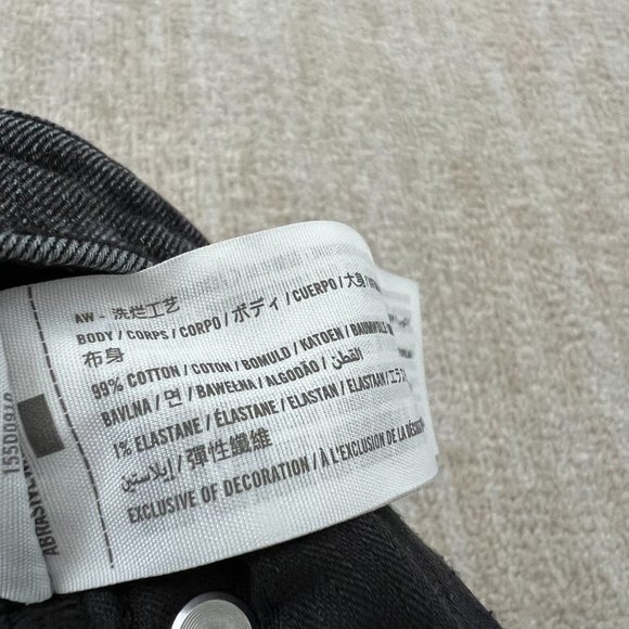 Abercrombie & Fitch Black Straight Leg Jeans - Picture 9 of 10